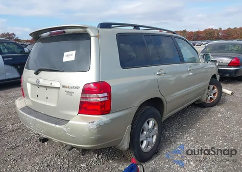 2002 Toyota Highlander V6 from USA, damaged, VIN JTEHF21A220043502